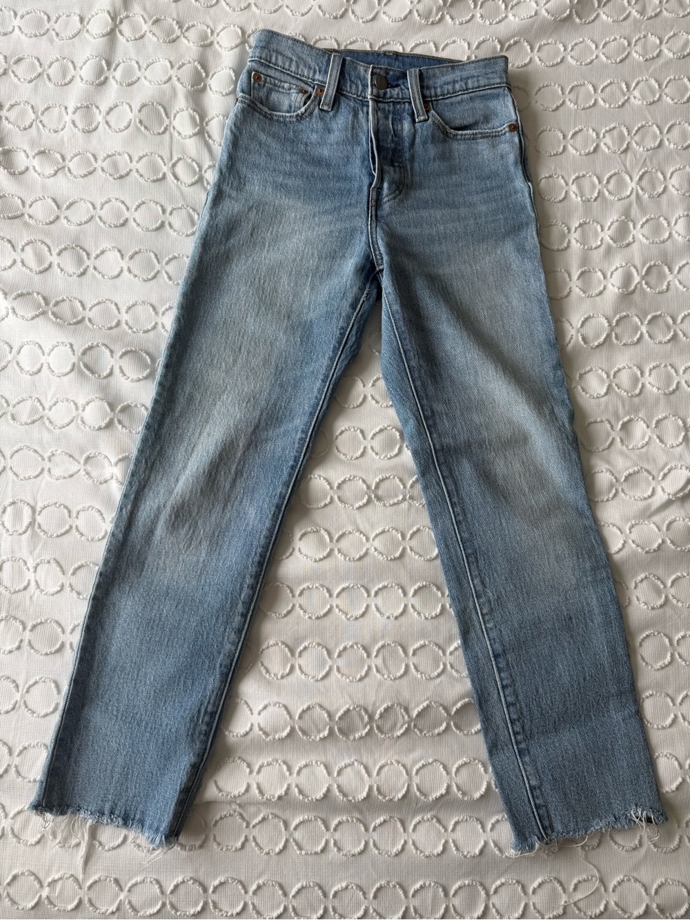 Levi’s Wedgie Jeans in Light Blue